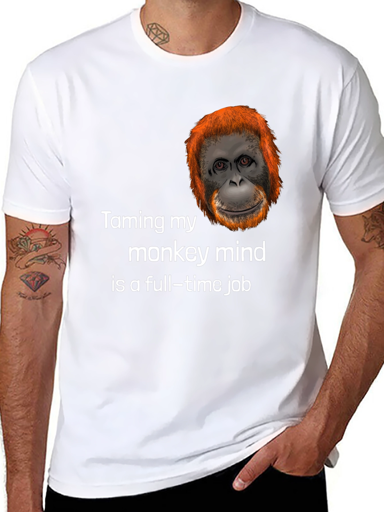 Monkey Mind T-Shirt - Full-Time Job