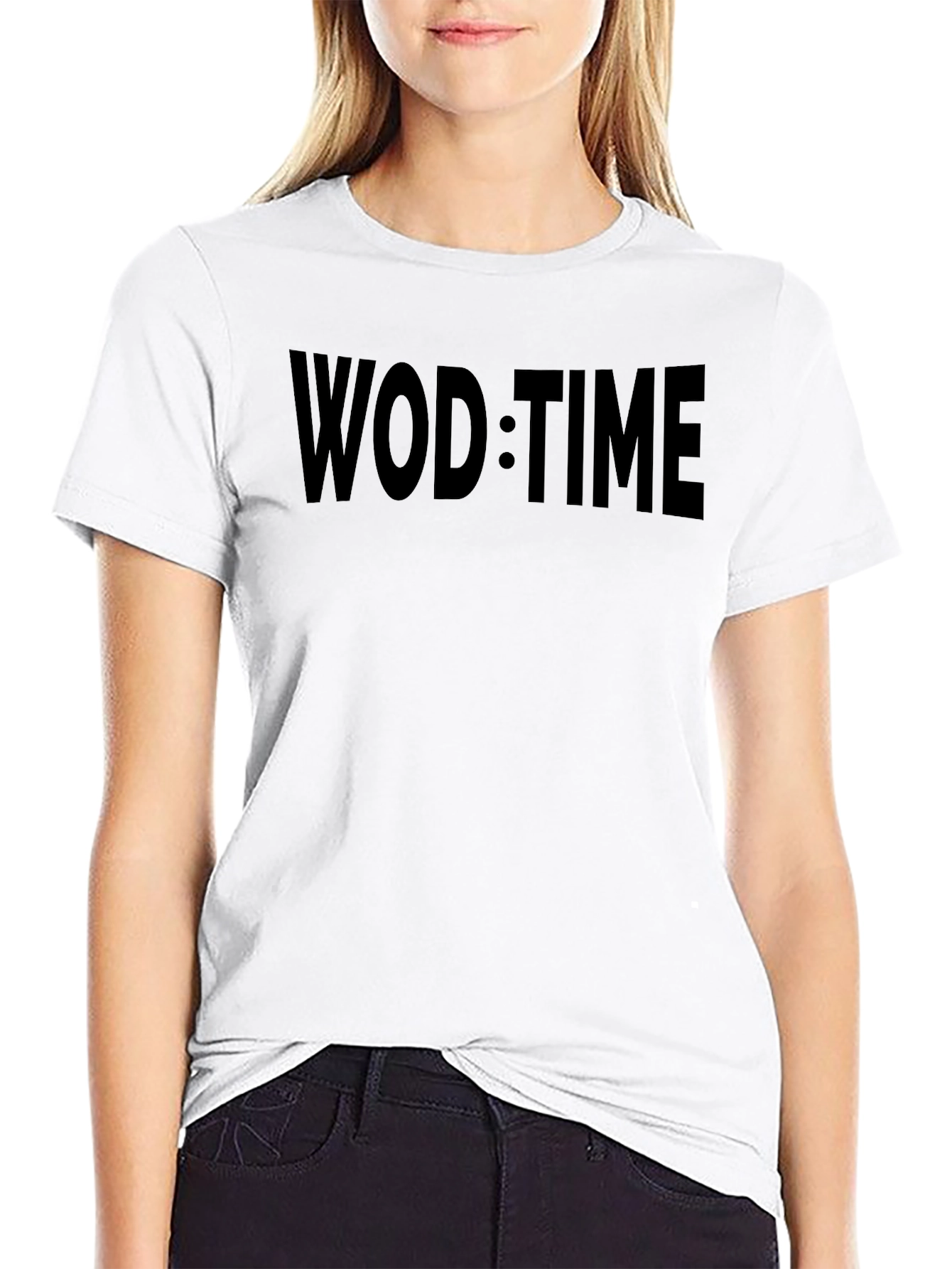 WOD:TIME Black T-Shirt - Workout Motivation