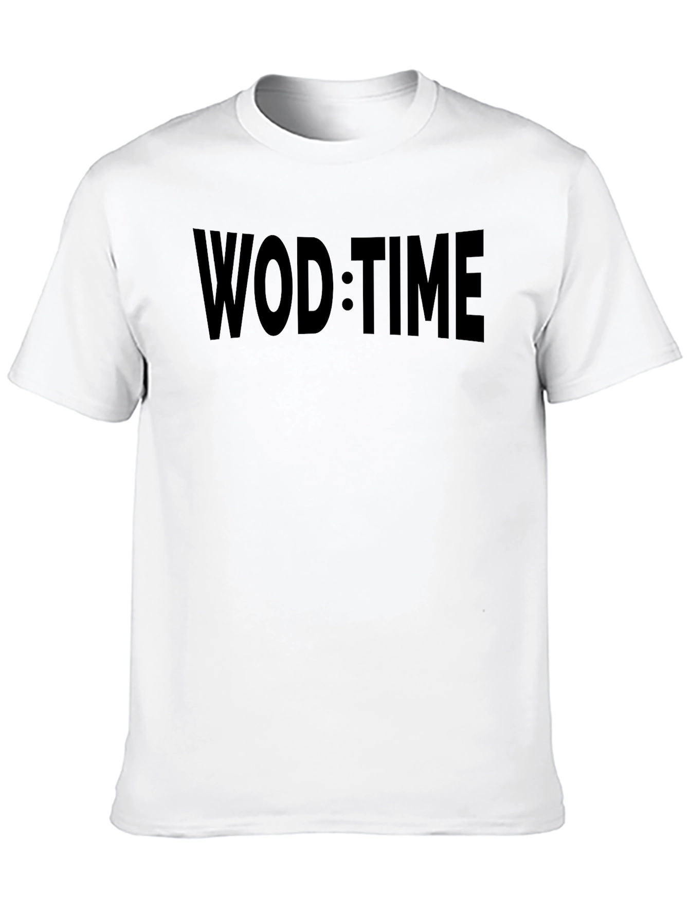 WOD:TIME Black T-Shirt - Workout Motivation