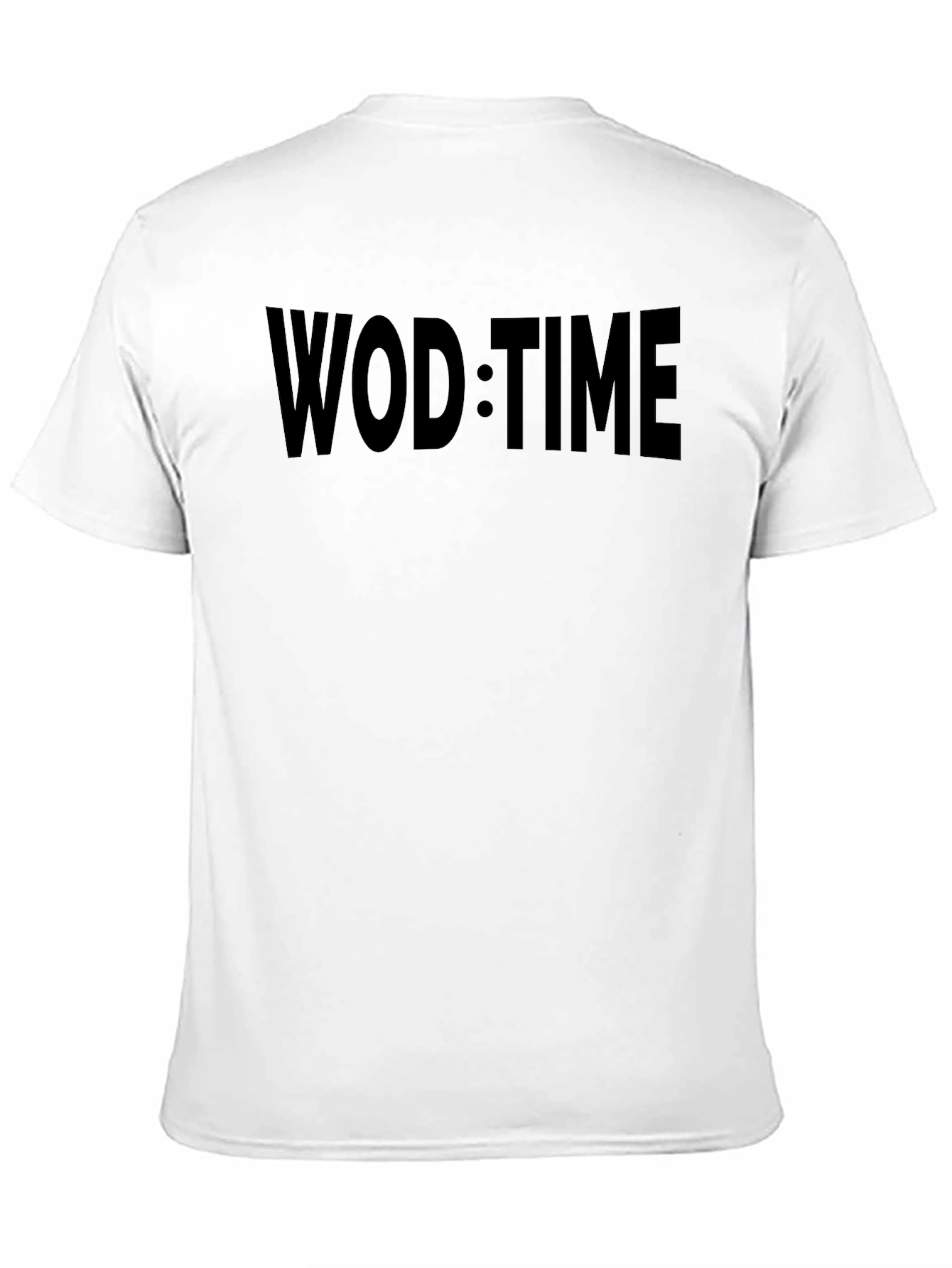 WOD:TIME Black T-Shirt - Workout Motivation