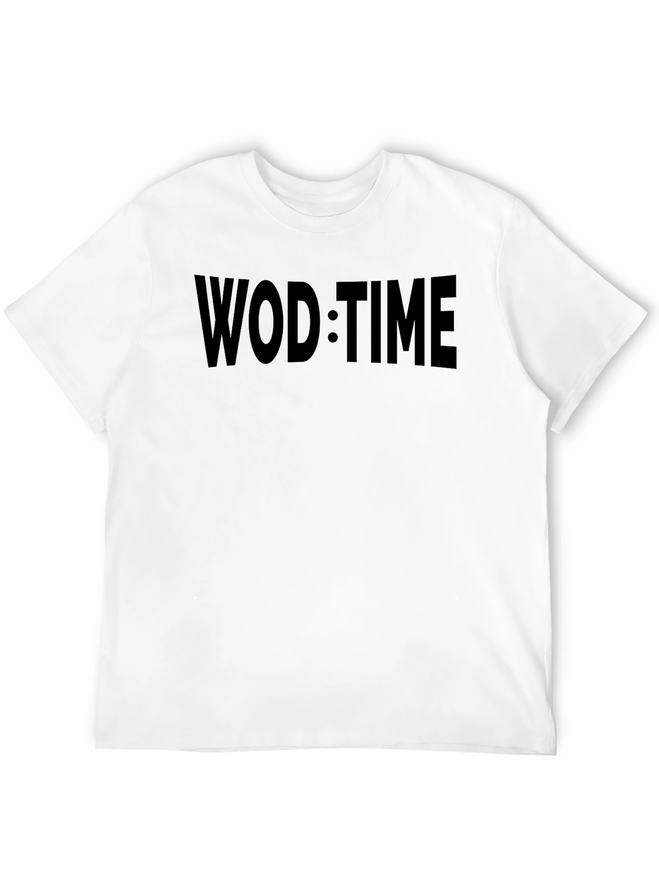 WOD:TIME Black T-Shirt - Workout Motivation