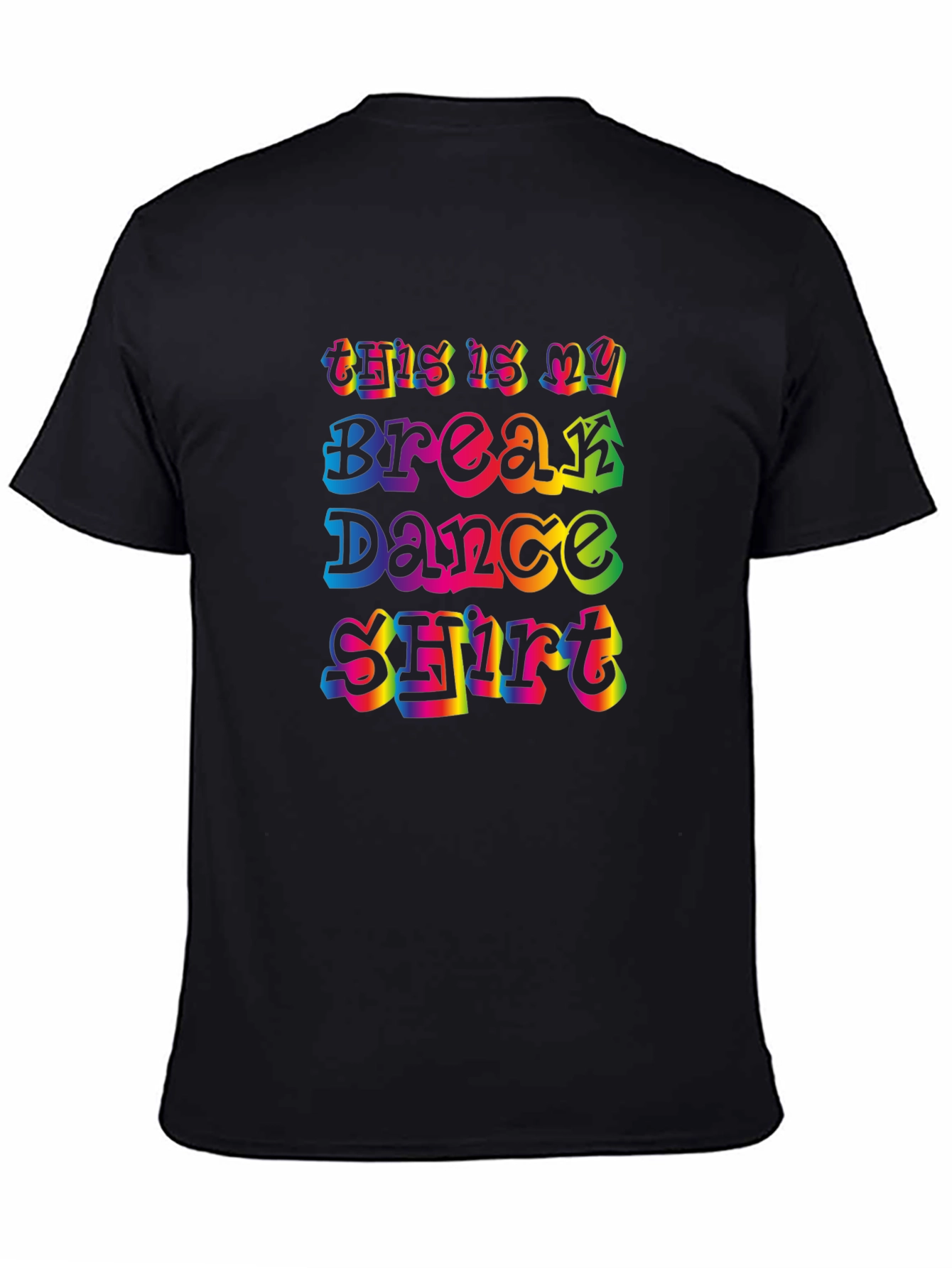 Break Dance Shirt - Retro Rainbow Design