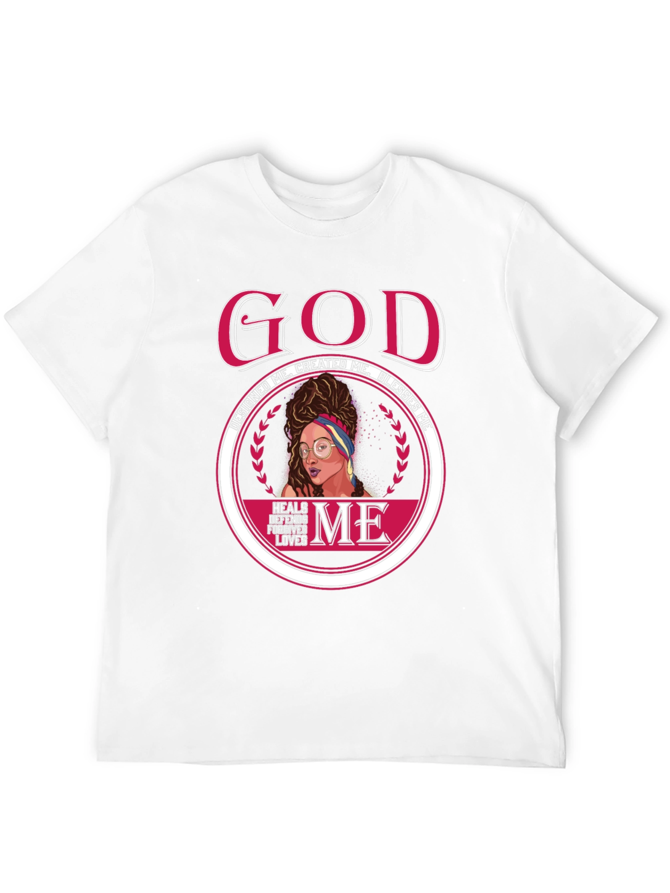 God Designed Me Graphic Tee - Black Cotton T-Shirt