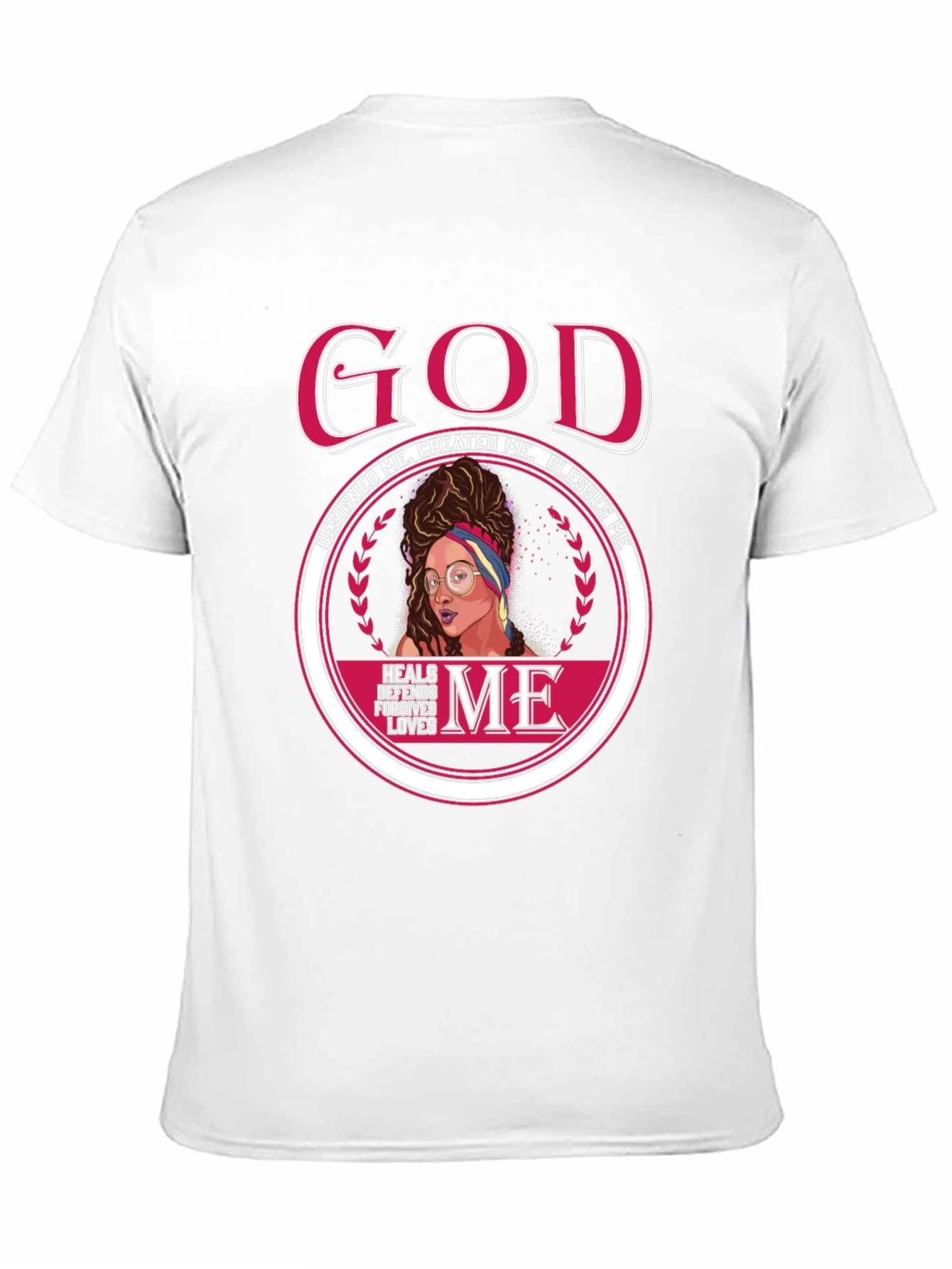God Designed Me Graphic Tee - Black Cotton T-Shirt