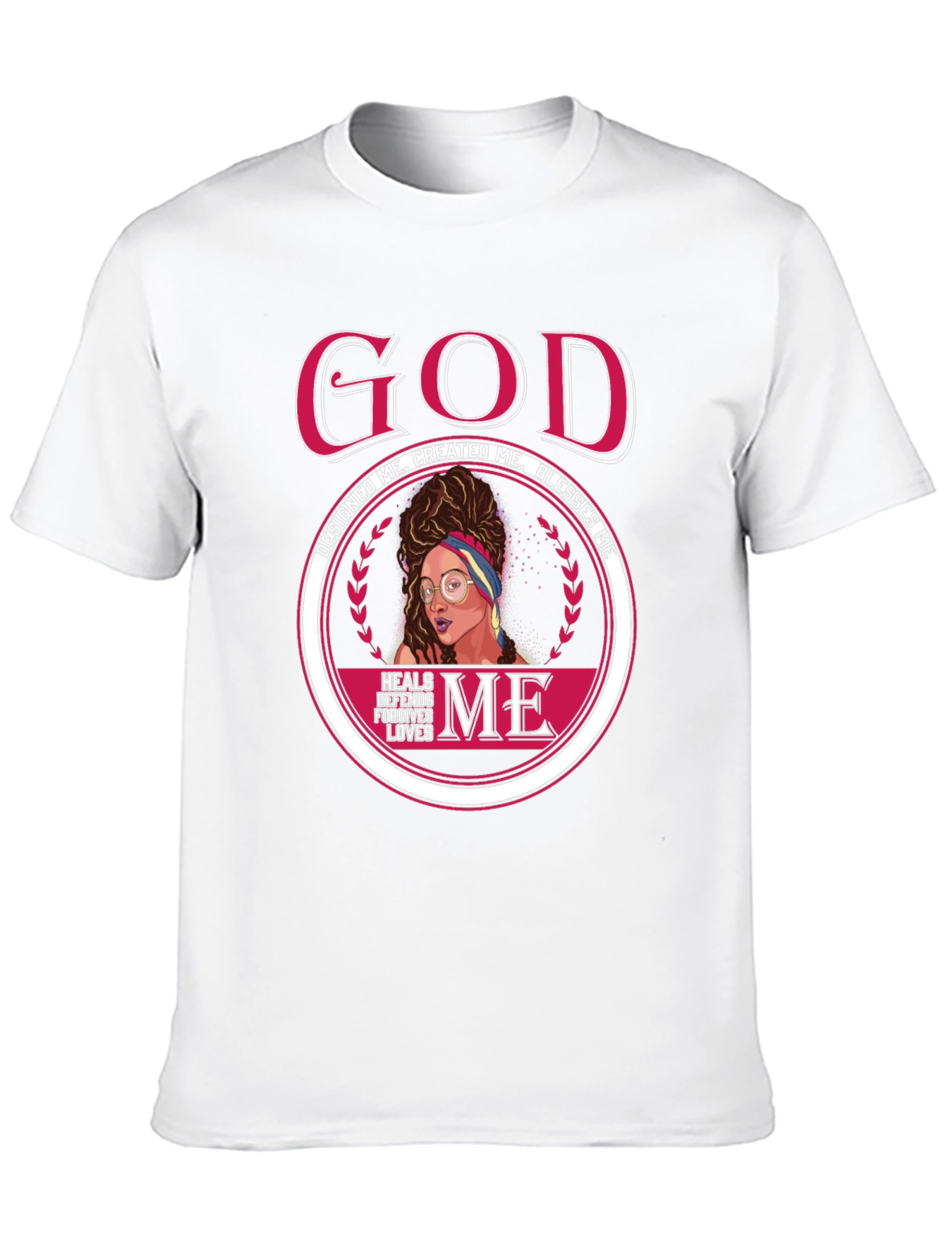 God Designed Me Graphic Tee - Black Cotton T-Shirt