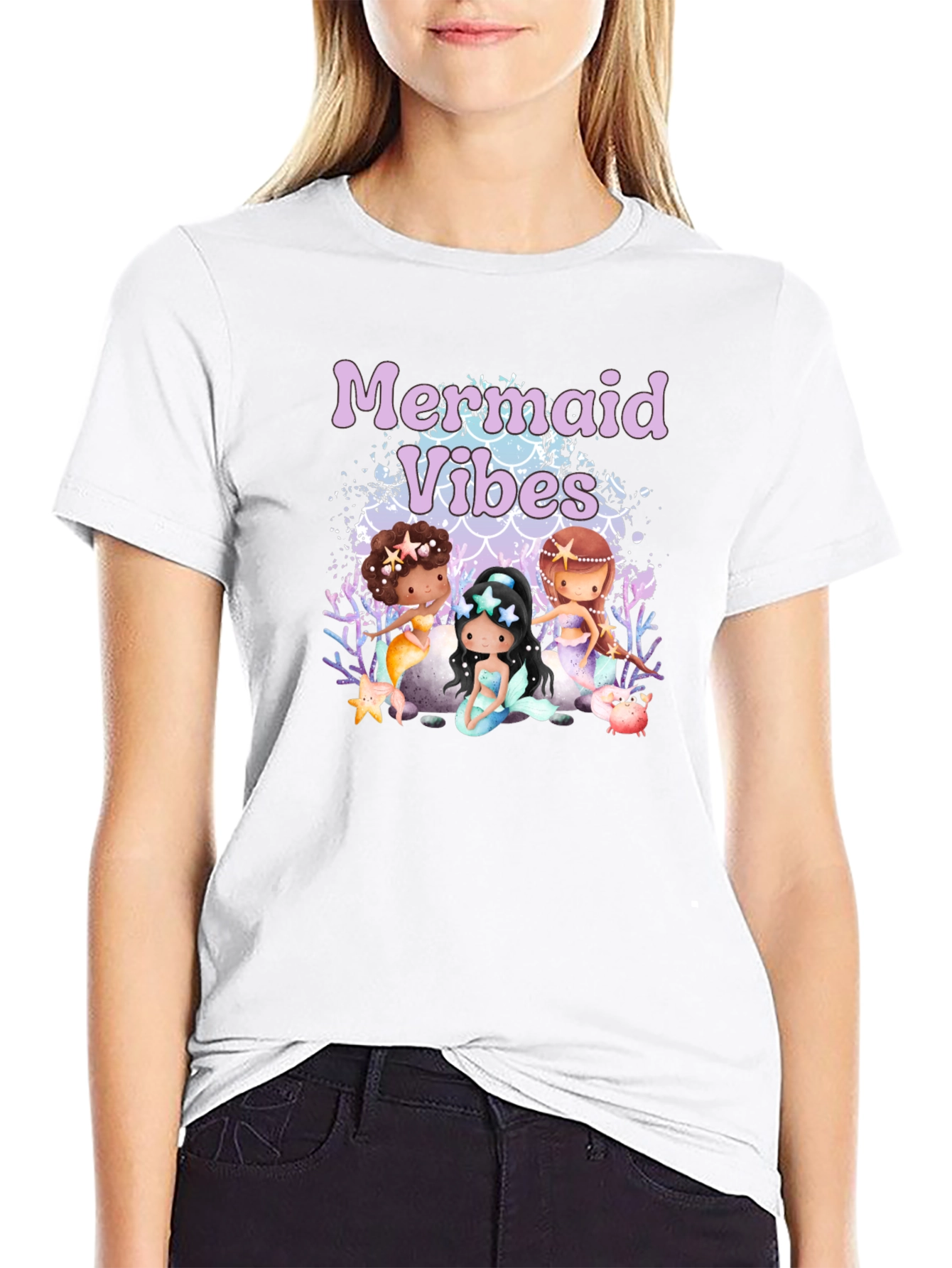 Mermaid Vibes Graphic T-Shirt