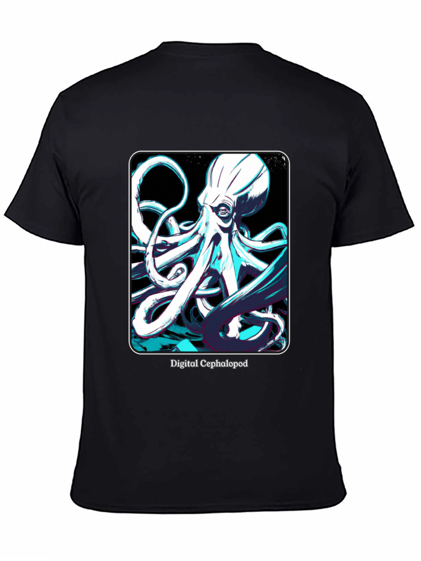 Digital Cephalopod T-Shirt - Kraken Graphic Tee