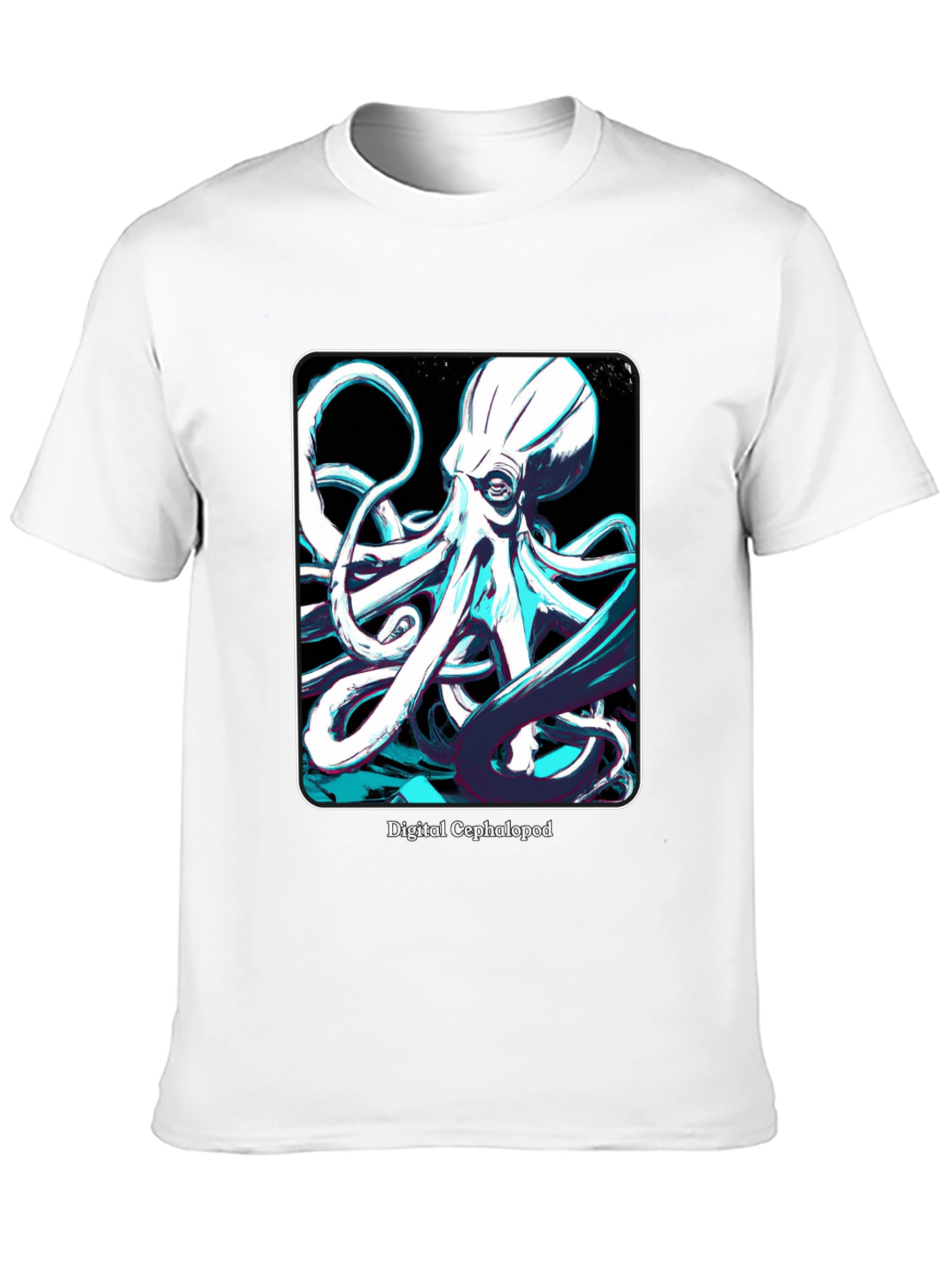 Digital Cephalopod T-Shirt - Kraken Graphic Tee