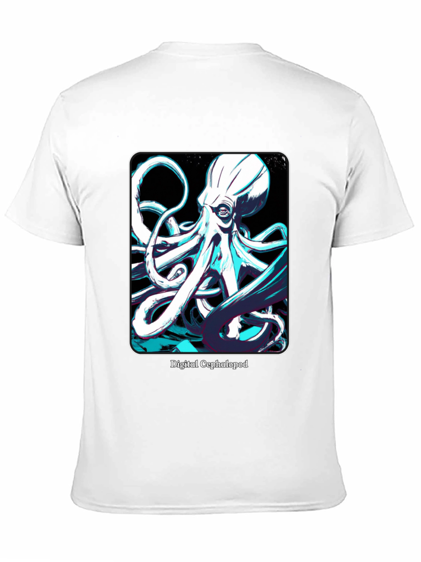 Digital Cephalopod T-Shirt - Kraken Graphic Tee