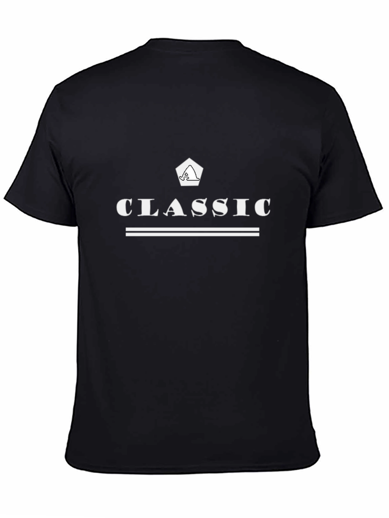 Classic Black T-Shirt with Graphic Print
