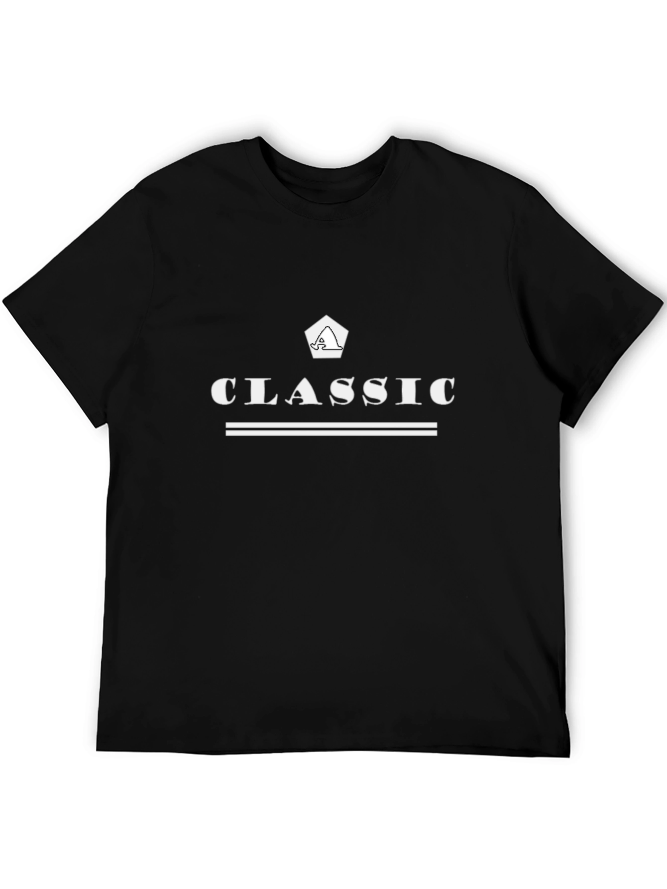Classic Black T-Shirt with Graphic Print