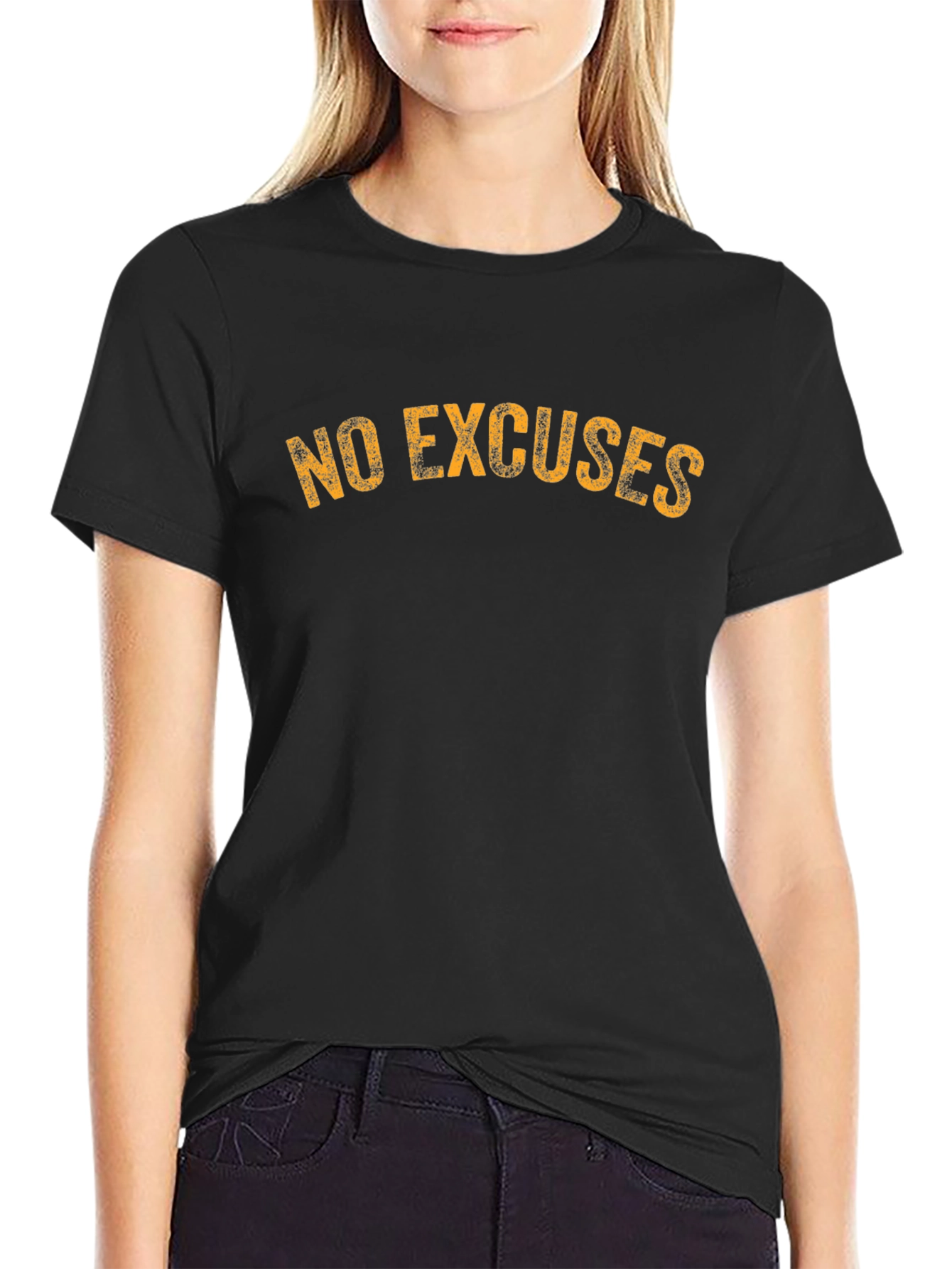 No Excuses Graphic Tee - Motivational Mens T-Shirt