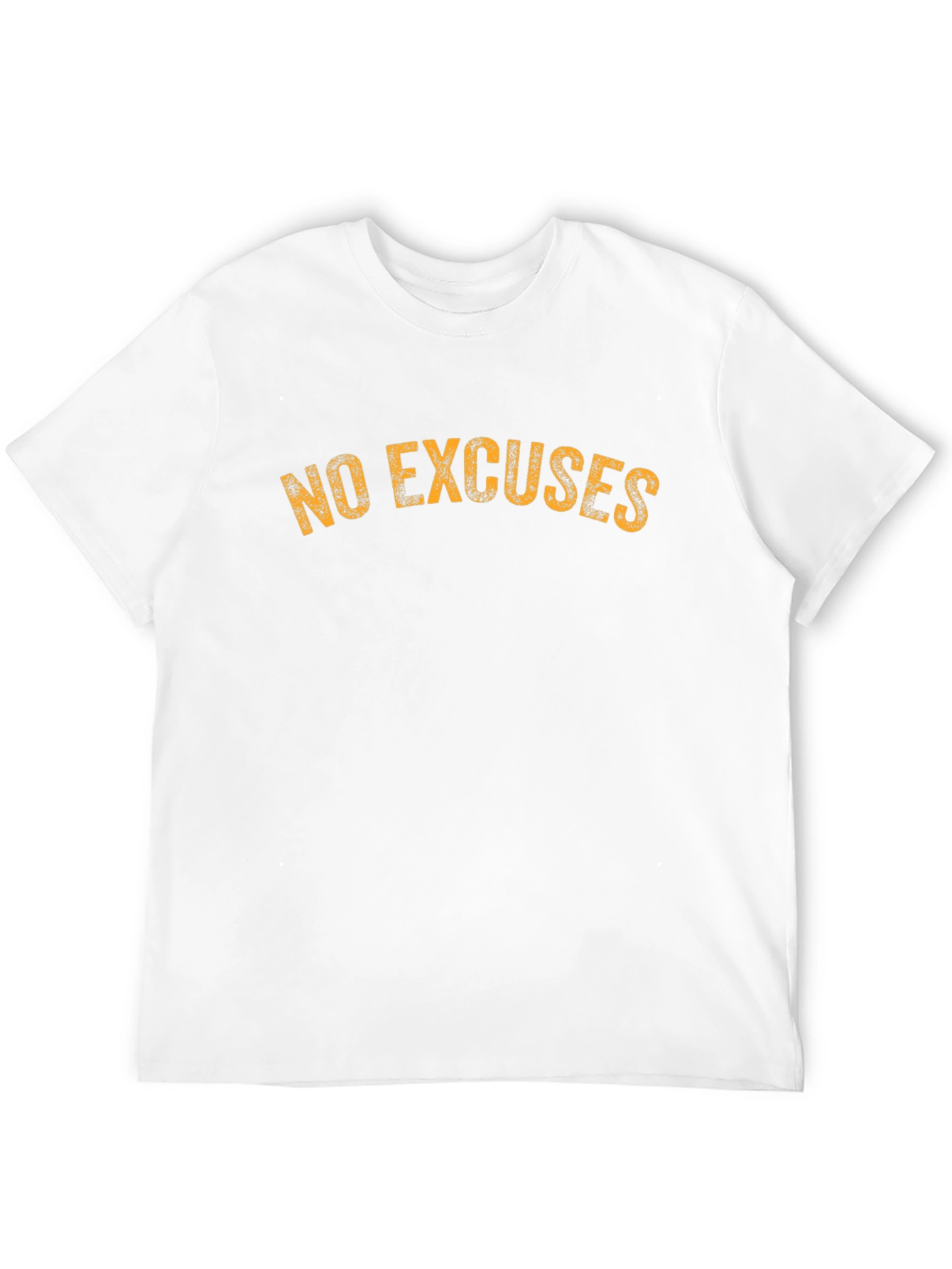 No Excuses Graphic Tee - Motivational Mens T-Shirt