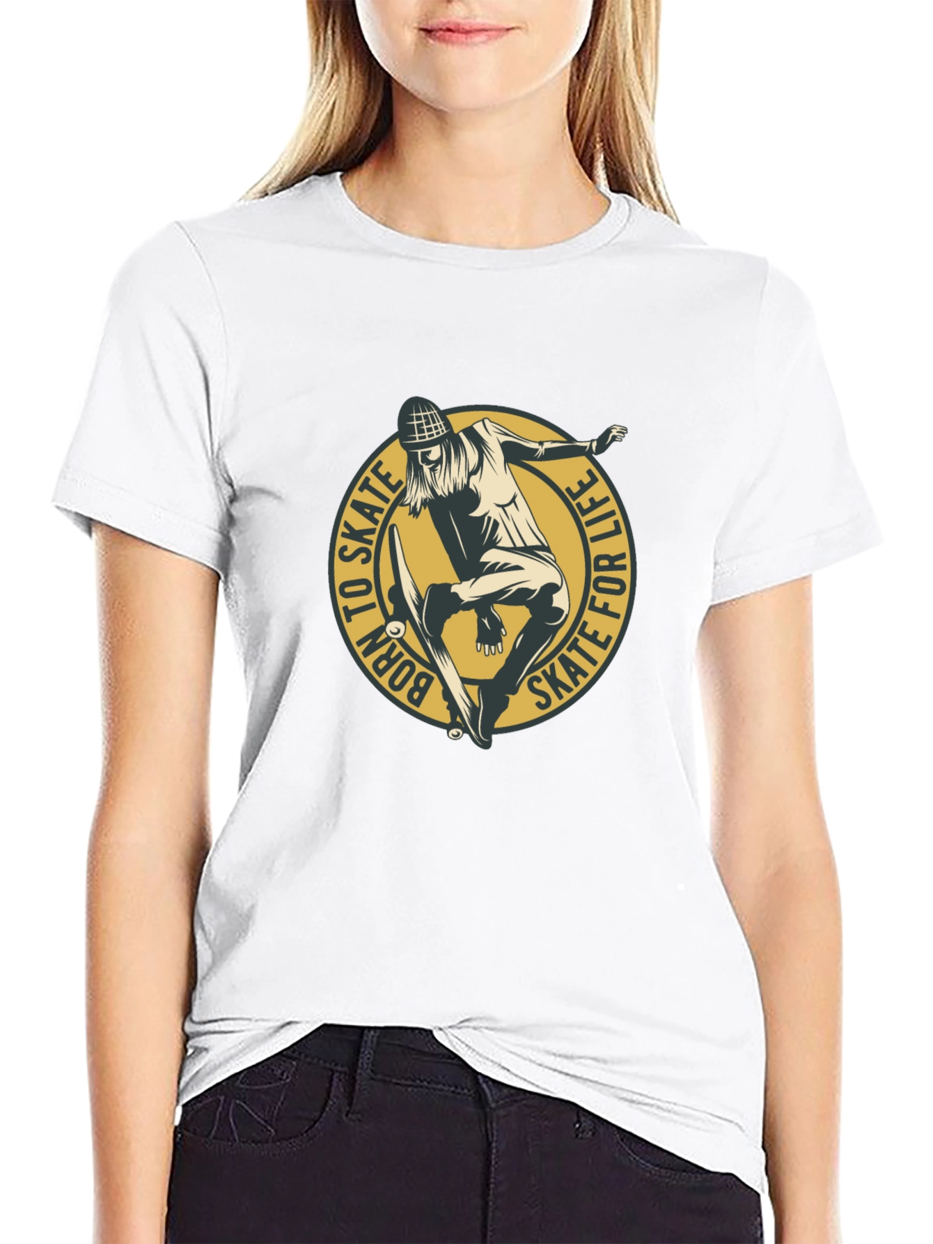 Born to Skate T-Shirt: Skater Graphic Tee
