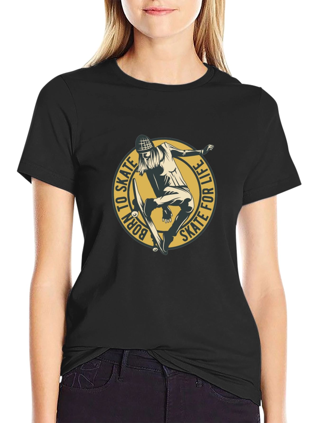Born to Skate T-Shirt: Skater Graphic Tee