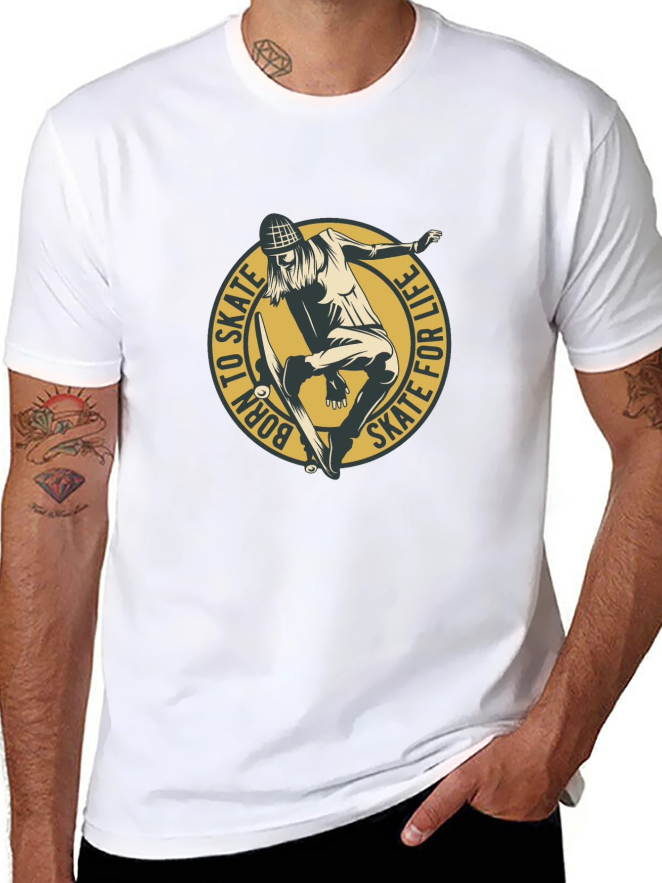 Born to Skate T-Shirt: Skater Graphic Tee