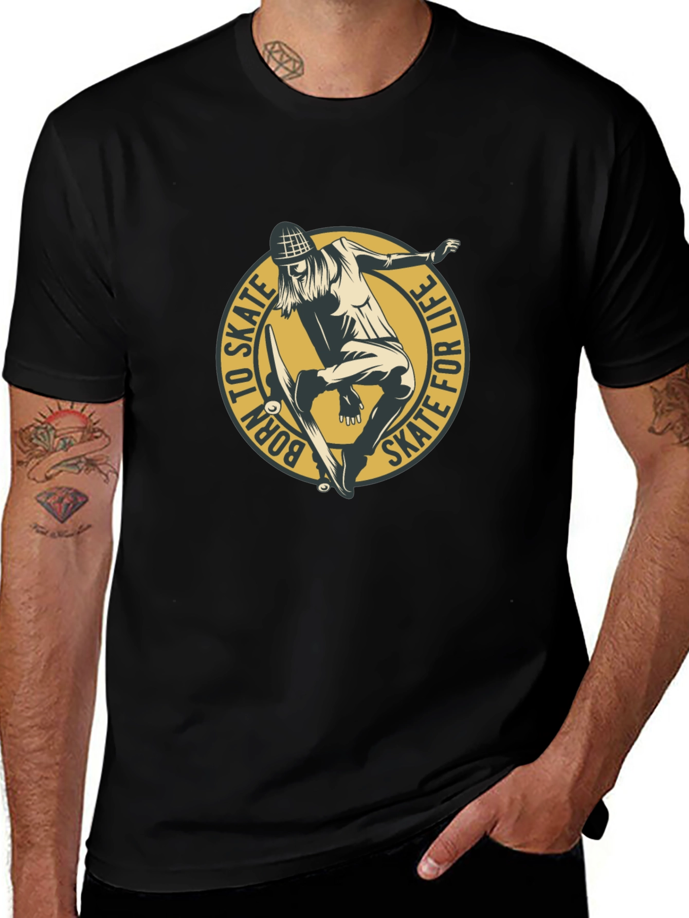 Born to Skate T-Shirt: Skater Graphic Tee