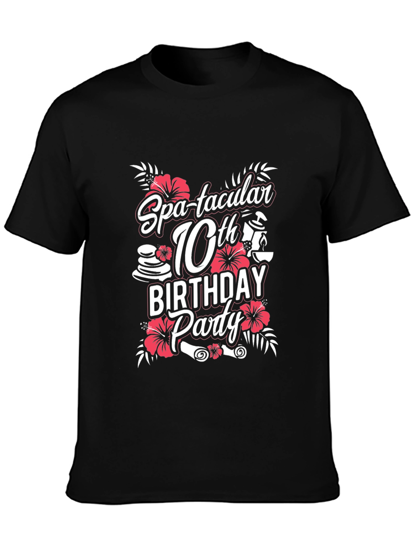 Spa-tacular 10th Birthday Party Graphic Tee