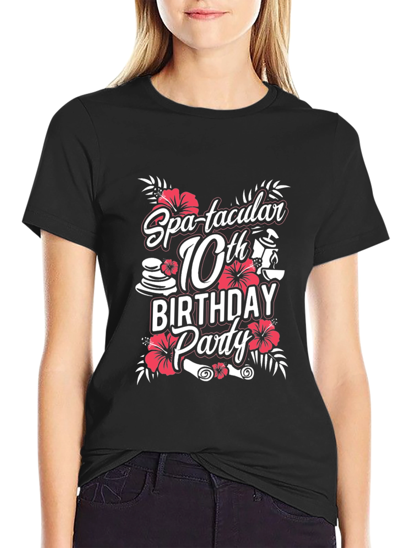 Spa-tacular 10th Birthday Party Graphic Tee