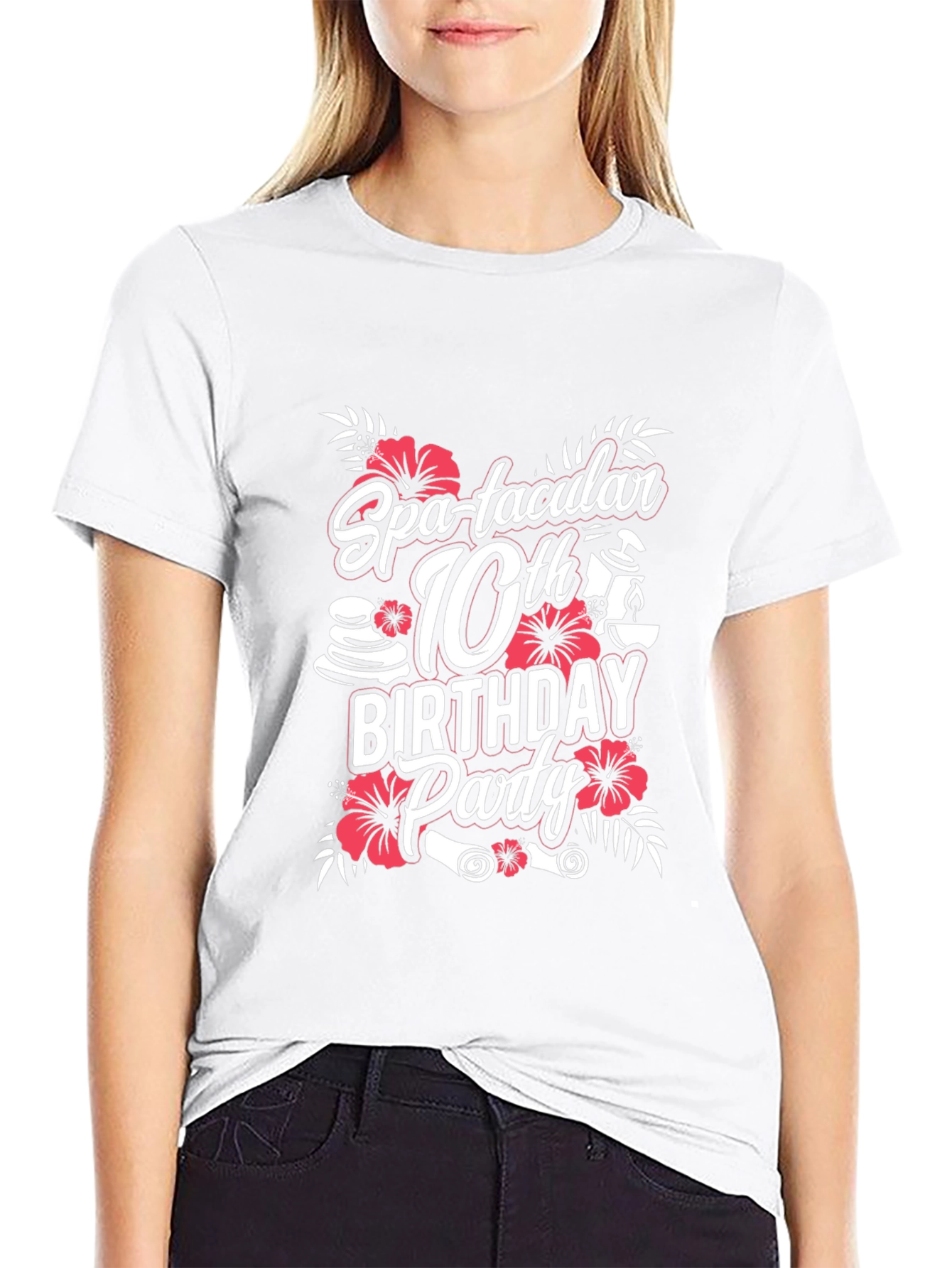 Spa-tacular 10th Birthday Party Graphic Tee