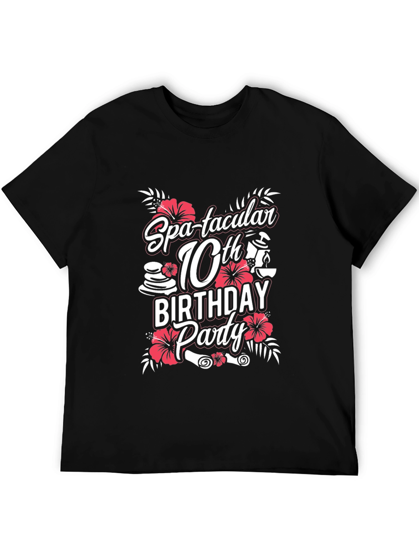 Spa-tacular 10th Birthday Party Graphic Tee