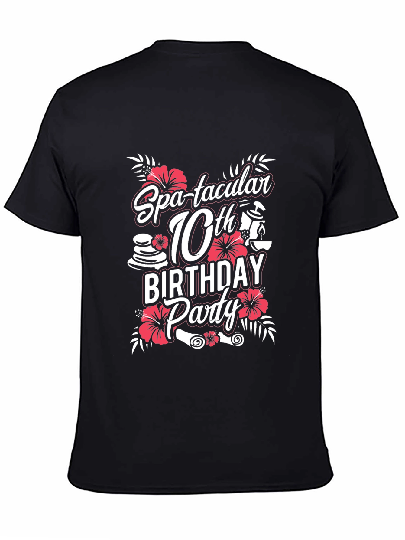 Spa-tacular 10th Birthday Party Graphic Tee