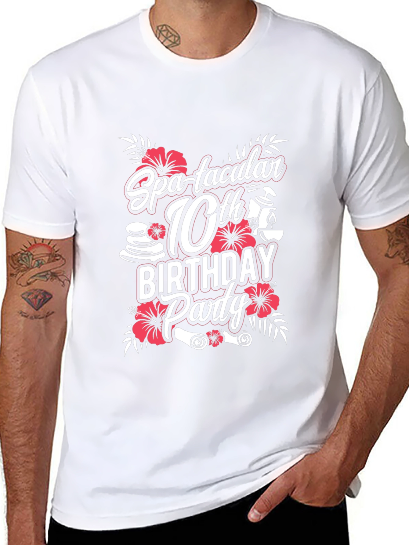 Spa-tacular 10th Birthday Party Graphic Tee
