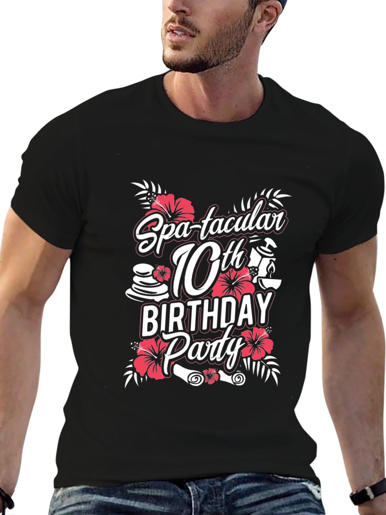 Spa-tacular 10th Birthday Party Graphic Tee