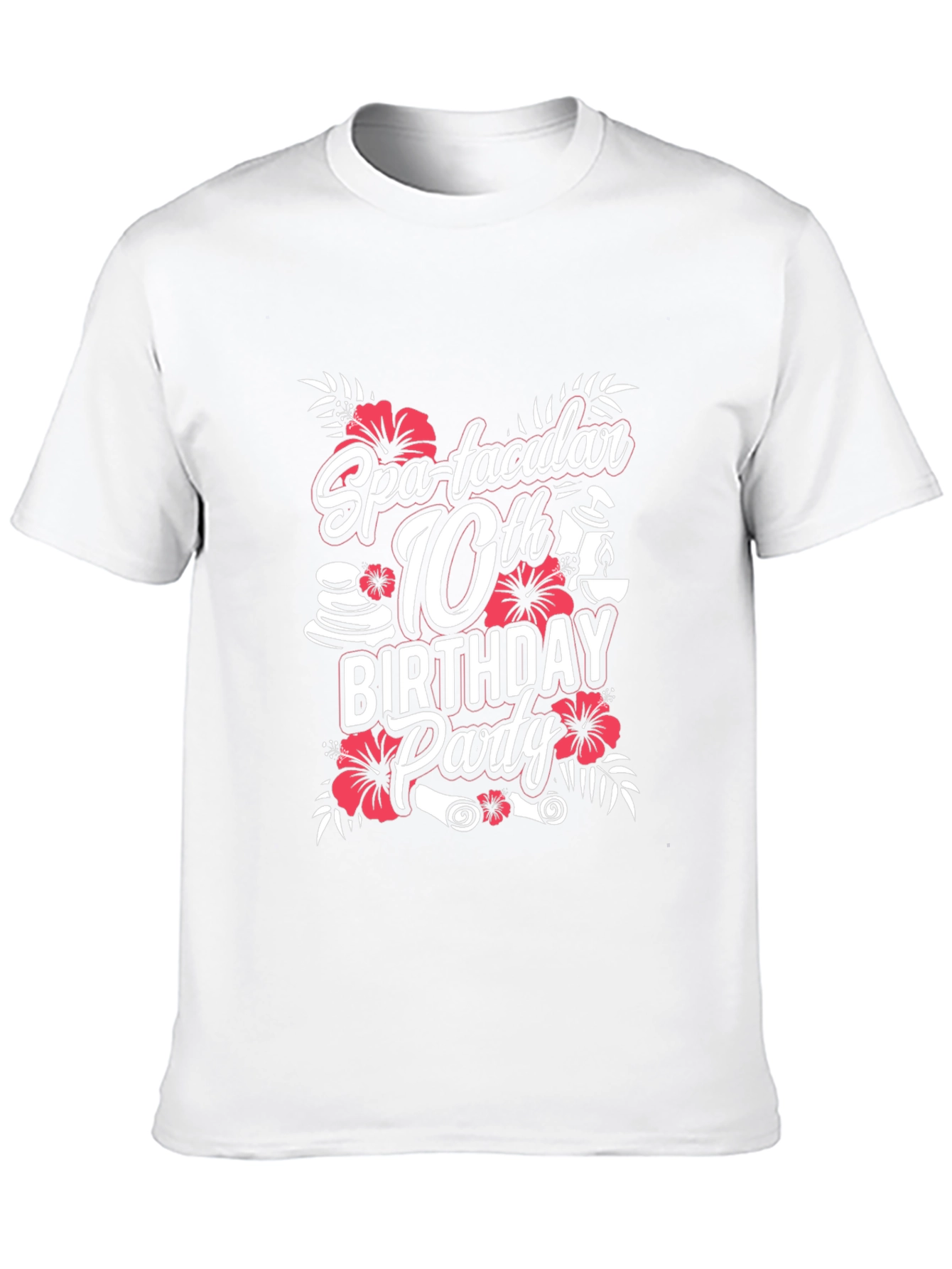 Spa-tacular 10th Birthday Party Graphic Tee