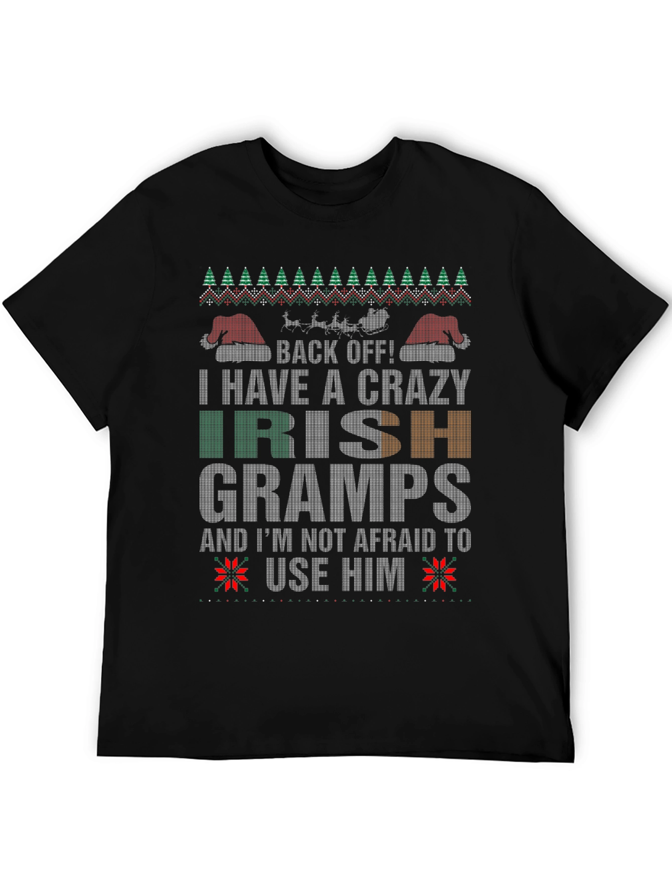 Crazy Irish Gramps Christmas T-Shirt