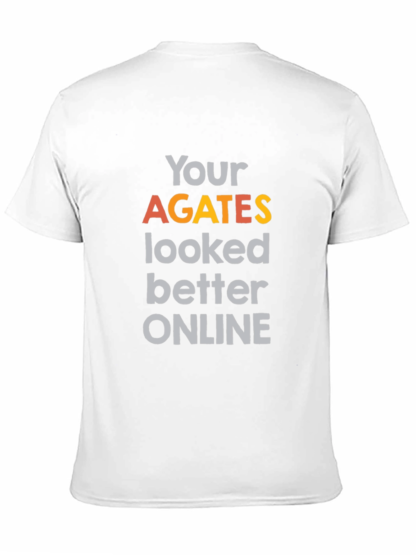 Funny Agates Graphic Tee - Novelty Statement T-Shirt
