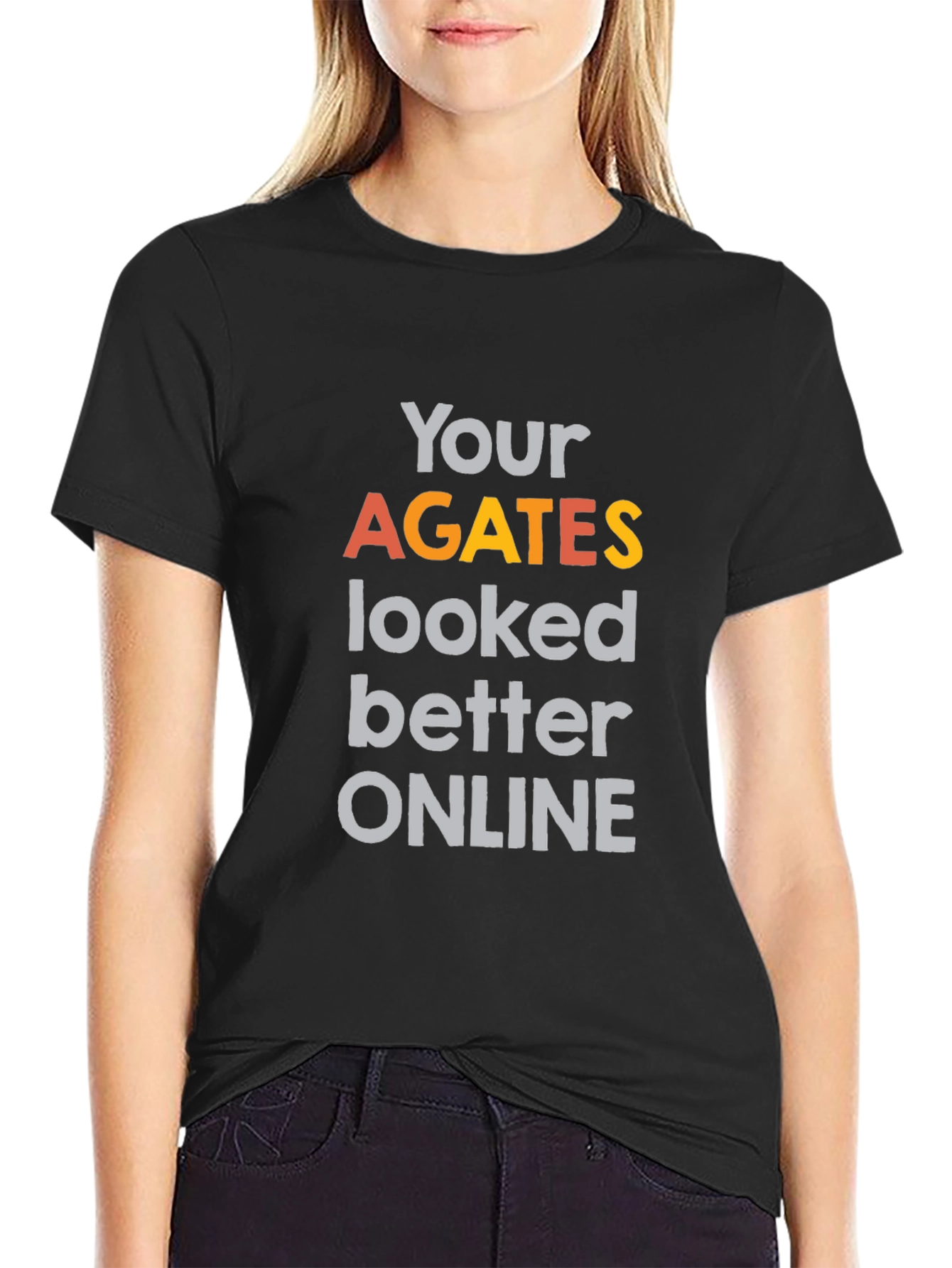 Funny Agates Graphic Tee - Novelty Statement T-Shirt