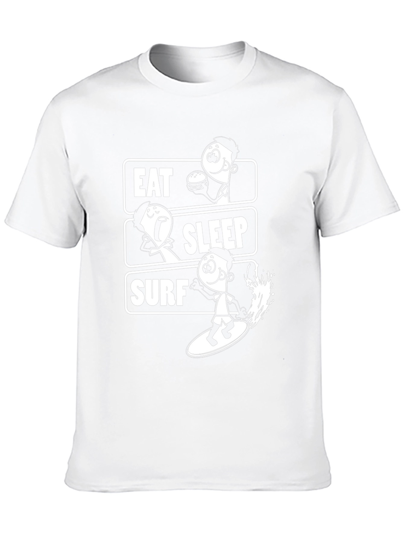 Eat Sleep Surf Graphic Tee
