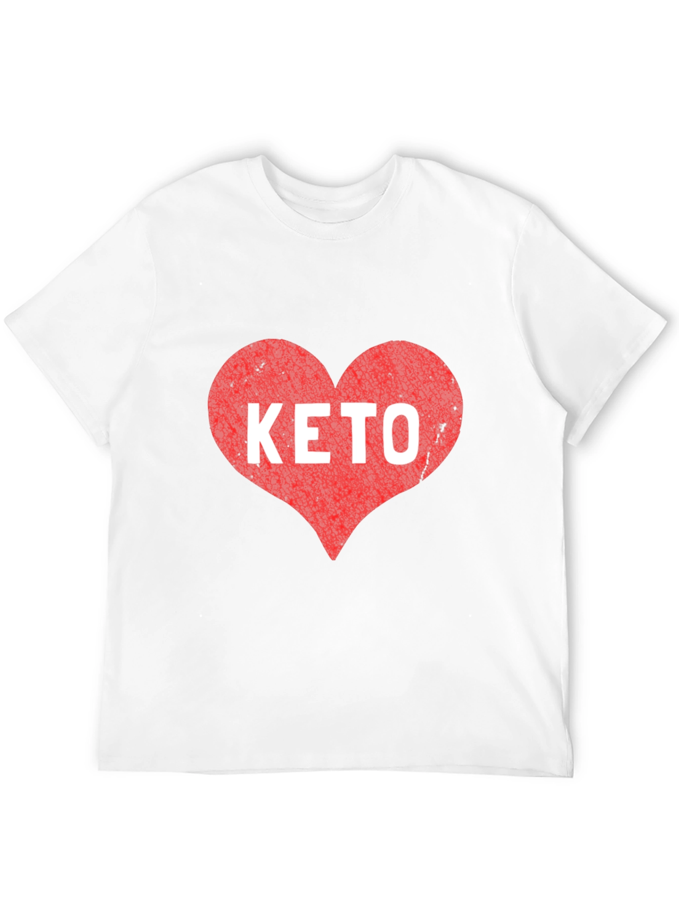 Keto Heart T-Shirt - Stylish Low Carb Diet Apparel