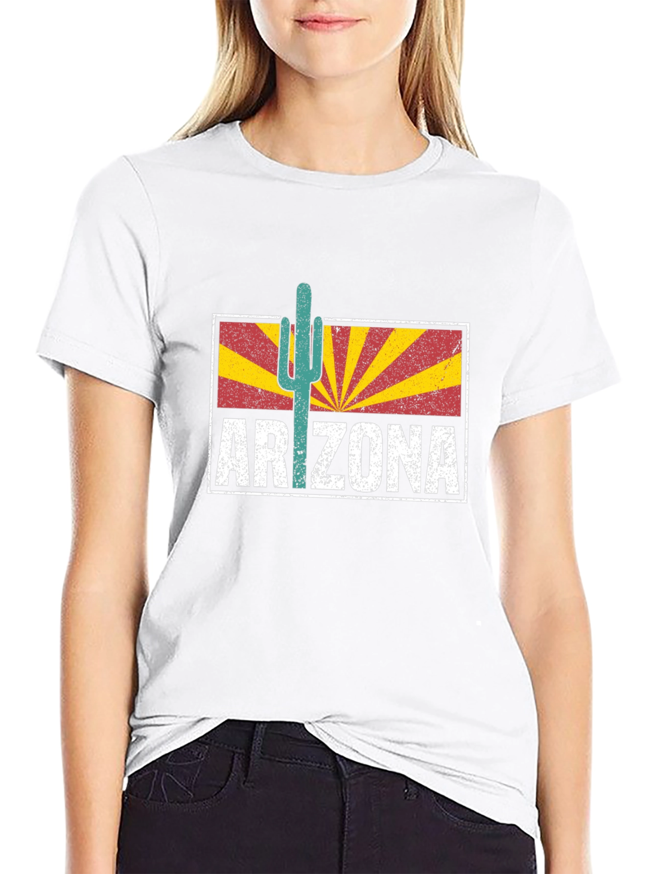 Arizona Retro Cactus T-Shirt