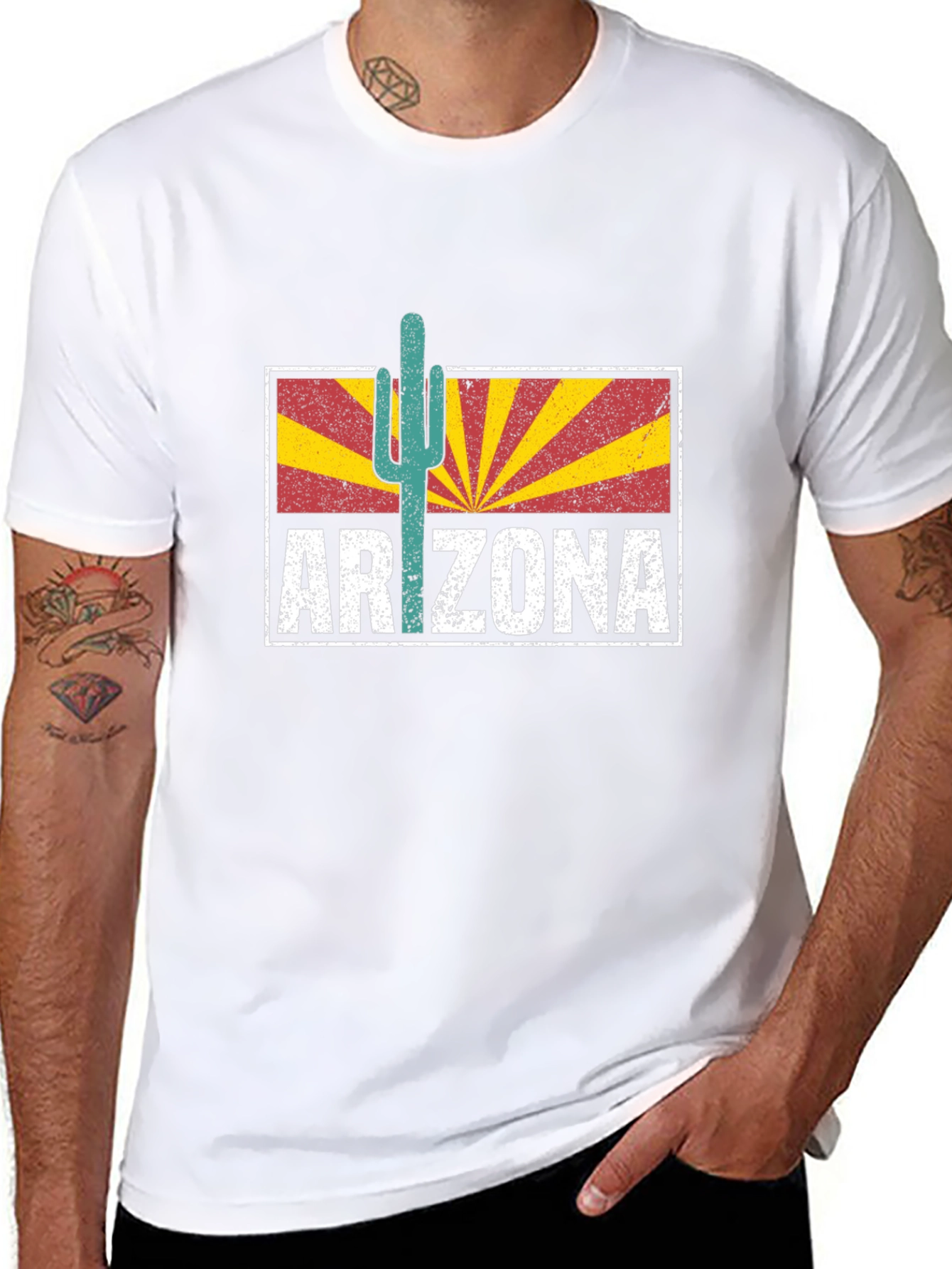Arizona Retro Cactus T-Shirt