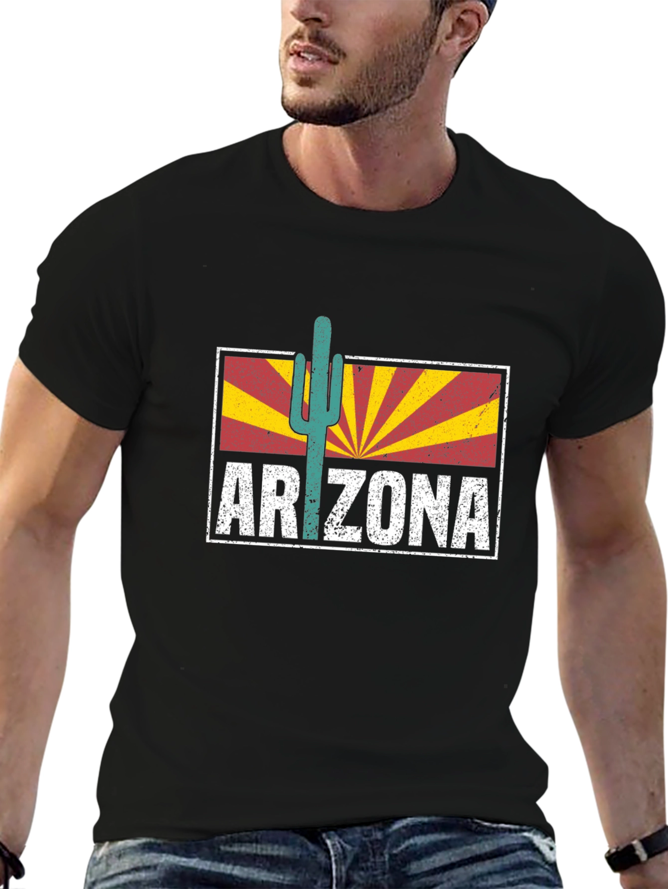 Arizona Retro Cactus T-Shirt