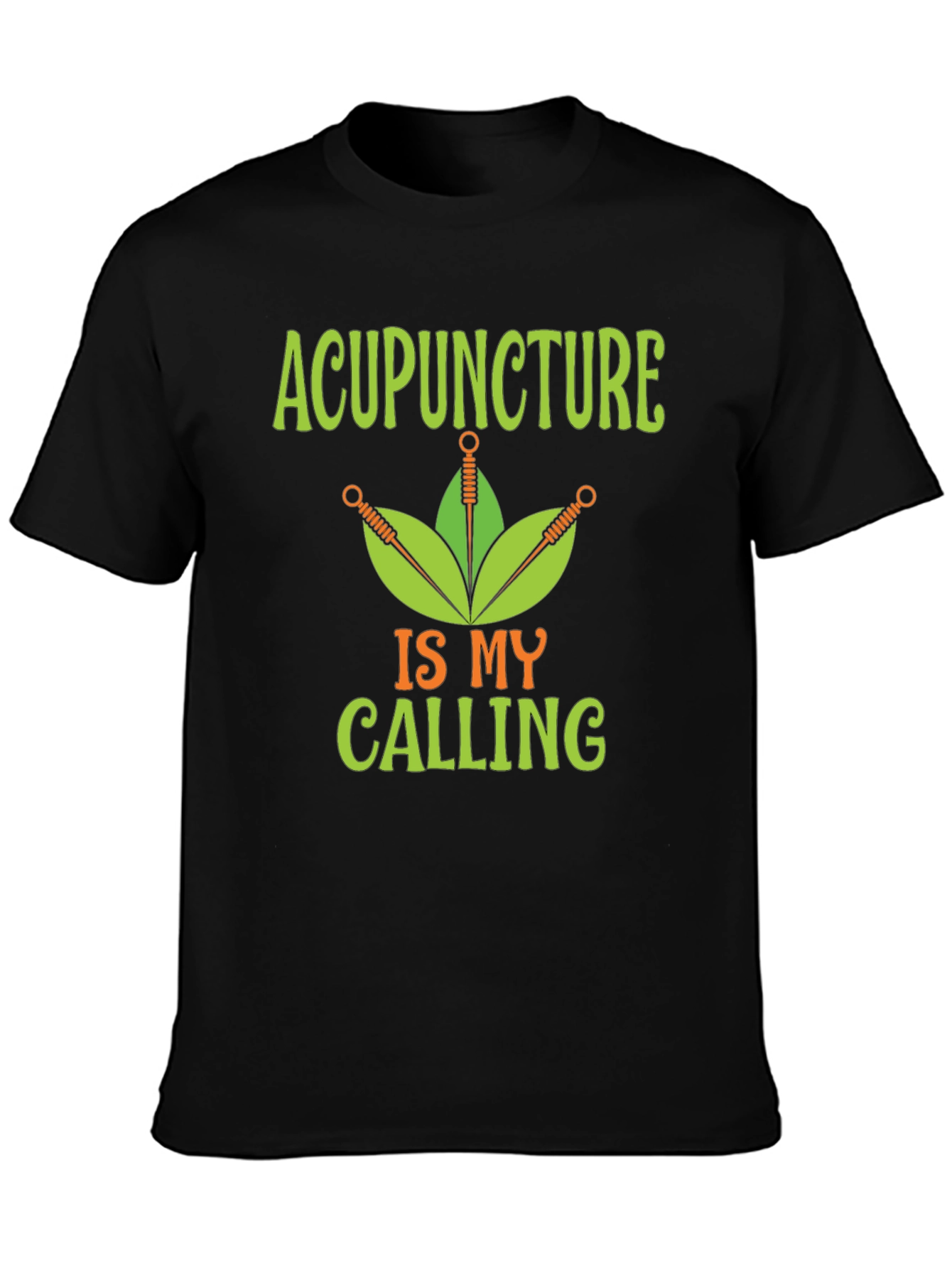 Acupuncture is My Calling Black T-Shirt
