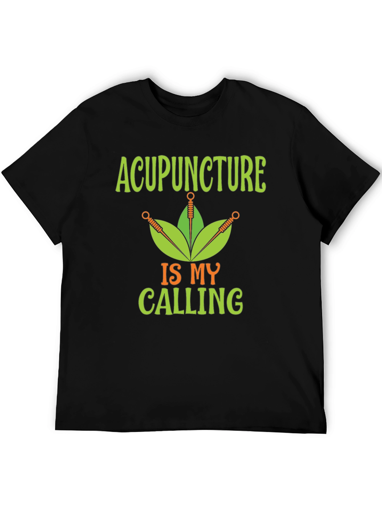 Acupuncture is My Calling Black T-Shirt
