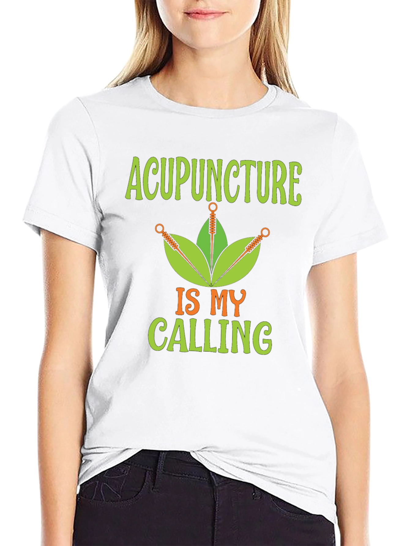 Acupuncture is My Calling Black T-Shirt