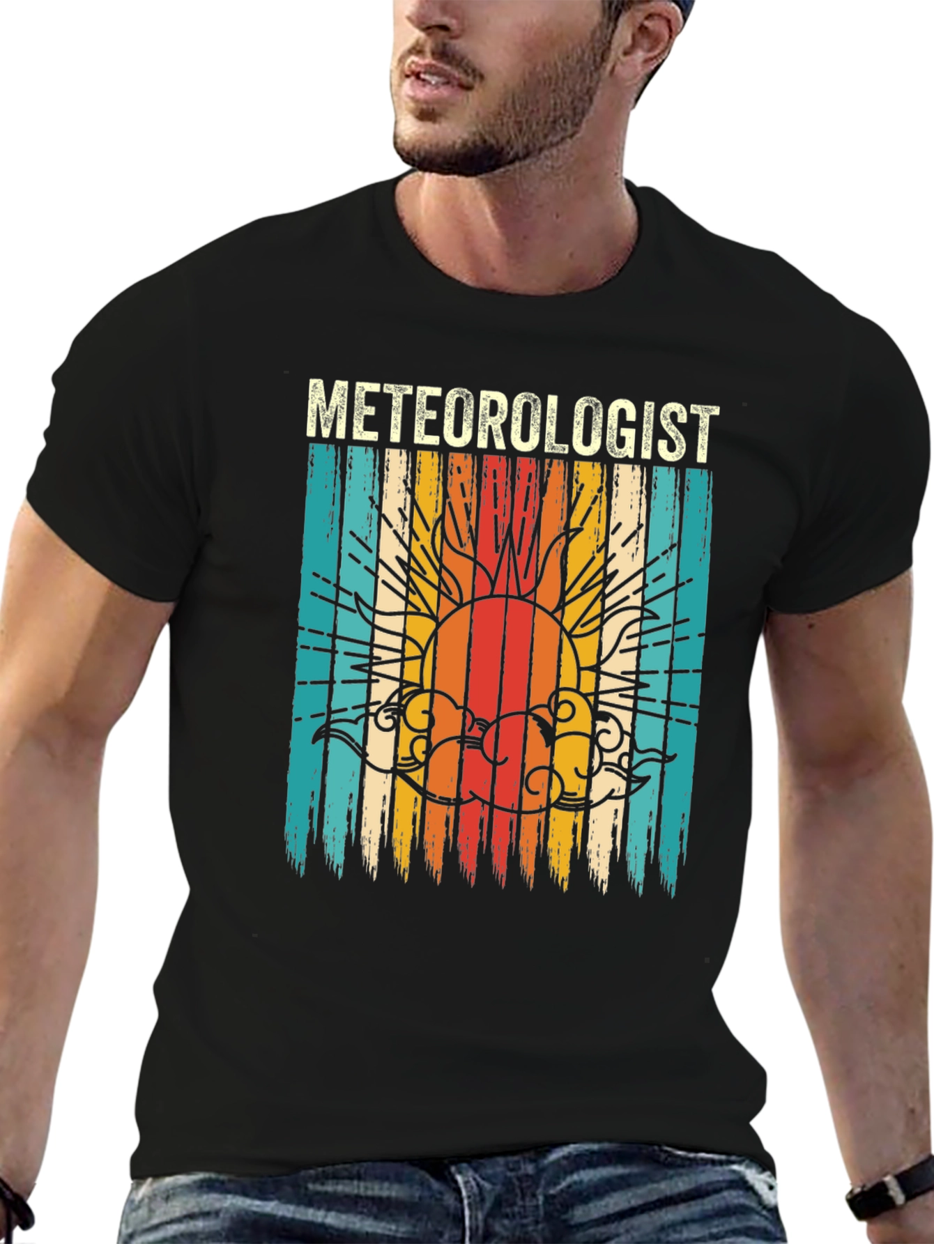 Retro Meteorologist T-Shirt - Weather Lover Tee