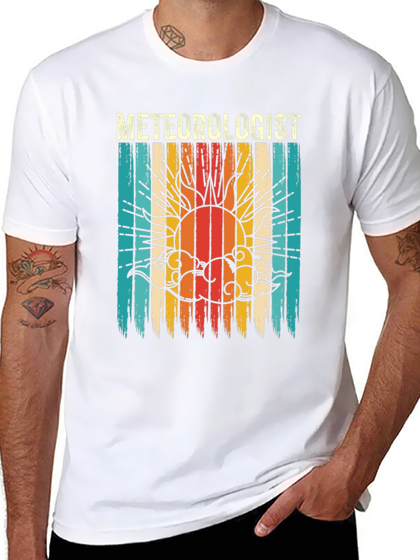 Retro Meteorologist T-Shirt - Weather Lover Tee