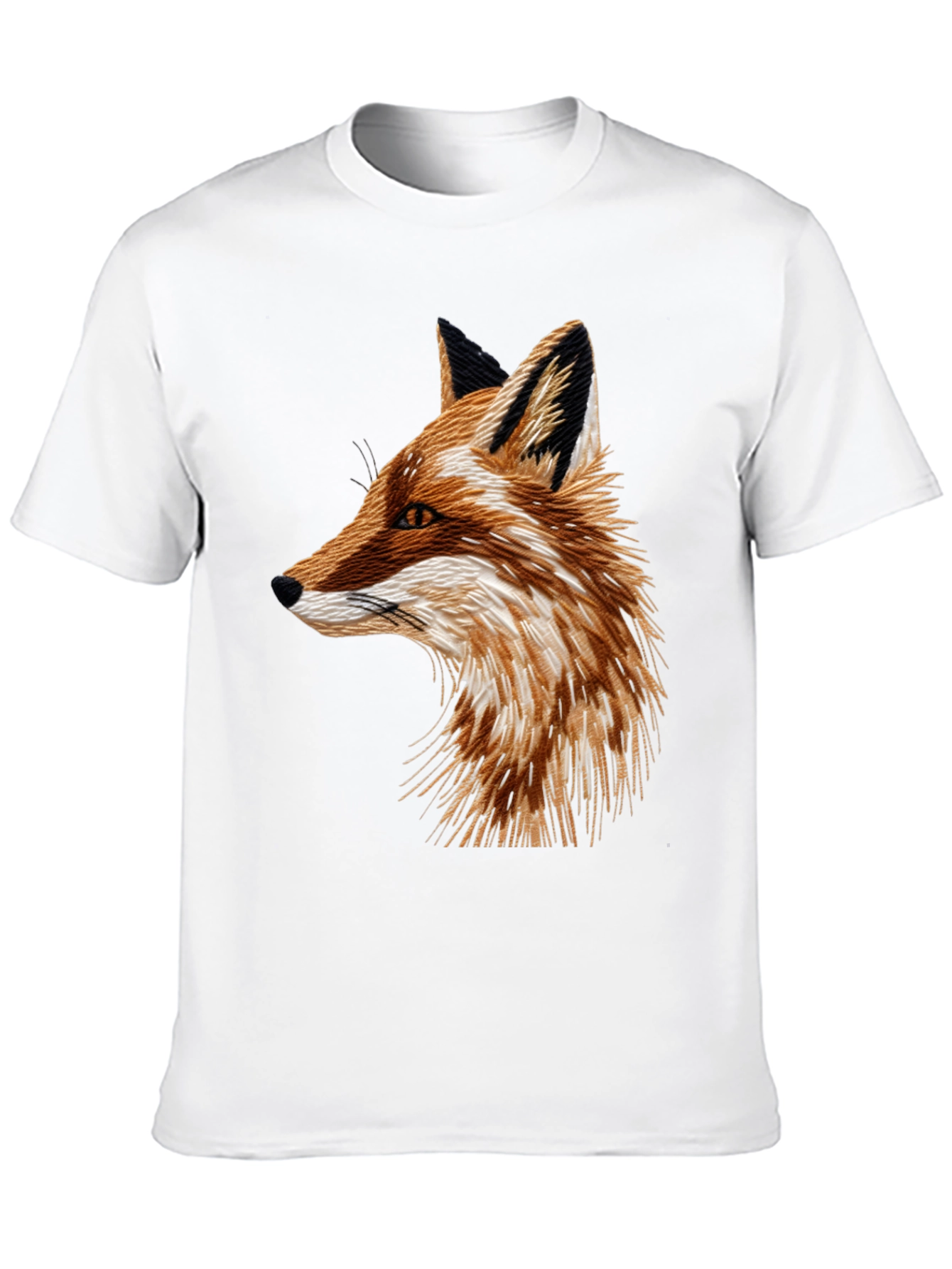 Fox Graphic Black T-Shirt - Mens Fashion Tee