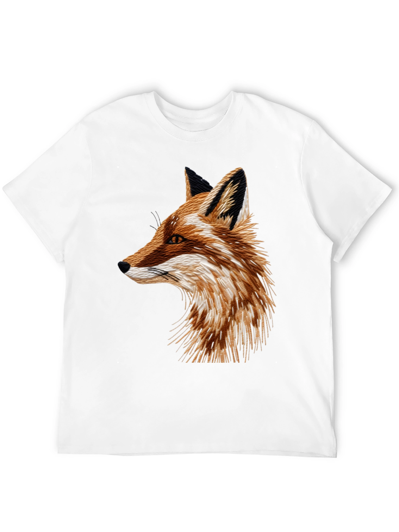 Fox Graphic Black T-Shirt - Mens Fashion Tee