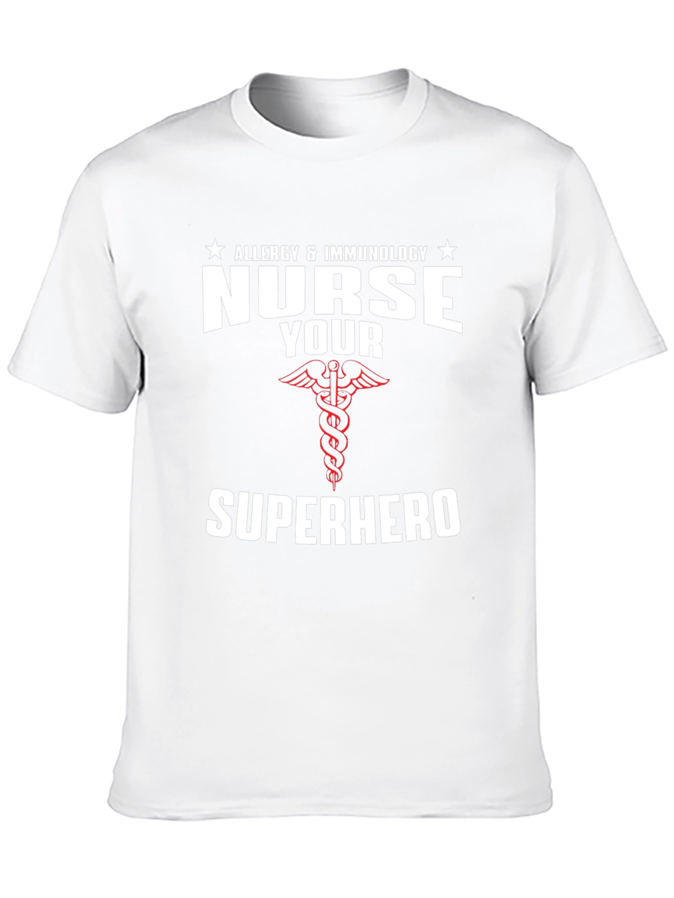 Allergy & Immunology Nurse Superhero T-Shirt