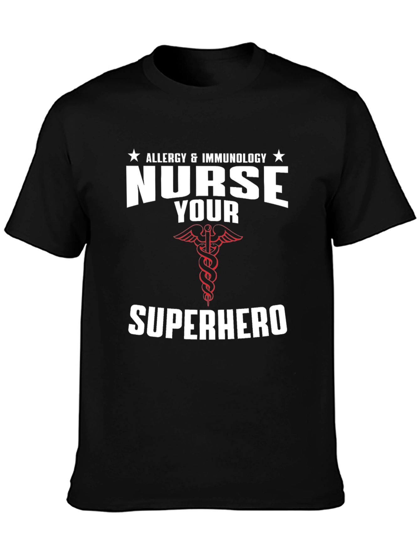 Allergy & Immunology Nurse Superhero T-Shirt