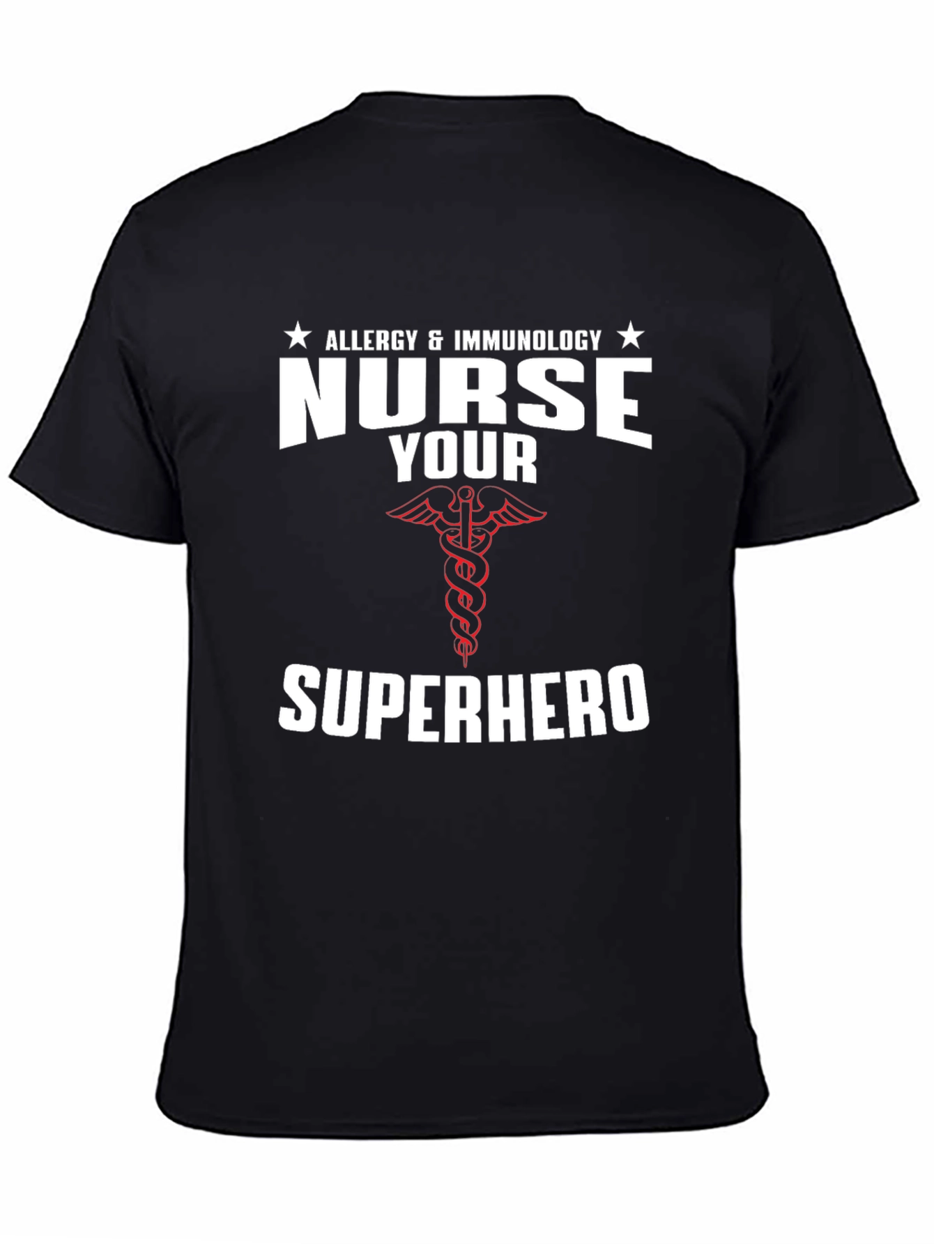 Allergy & Immunology Nurse Superhero T-Shirt