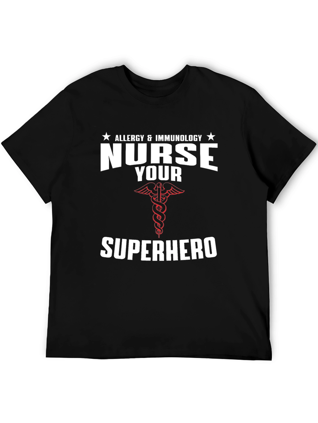Allergy & Immunology Nurse Superhero T-Shirt