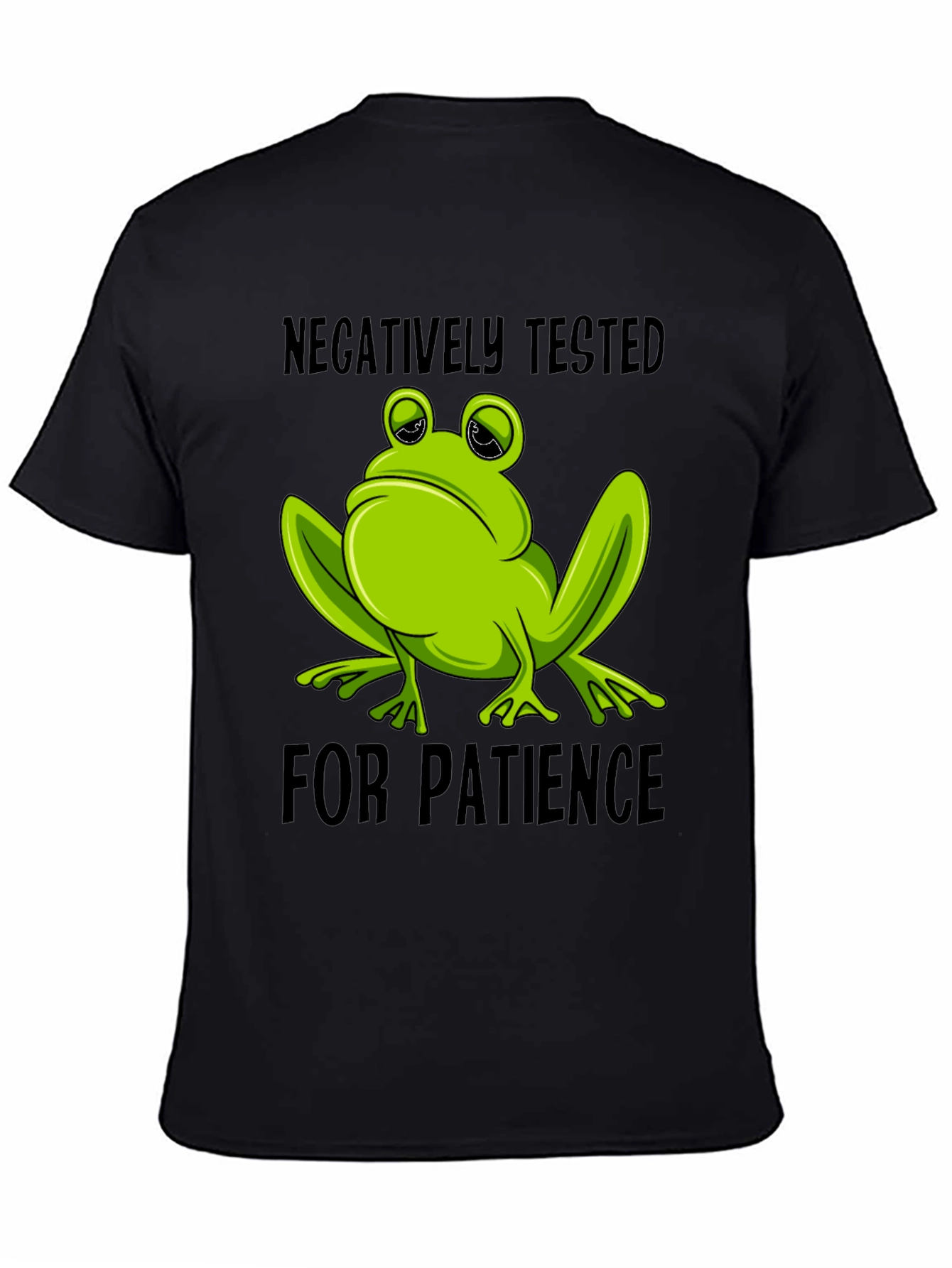 Negatively Tested Frog T-Shirt - Funny Novelty Tee