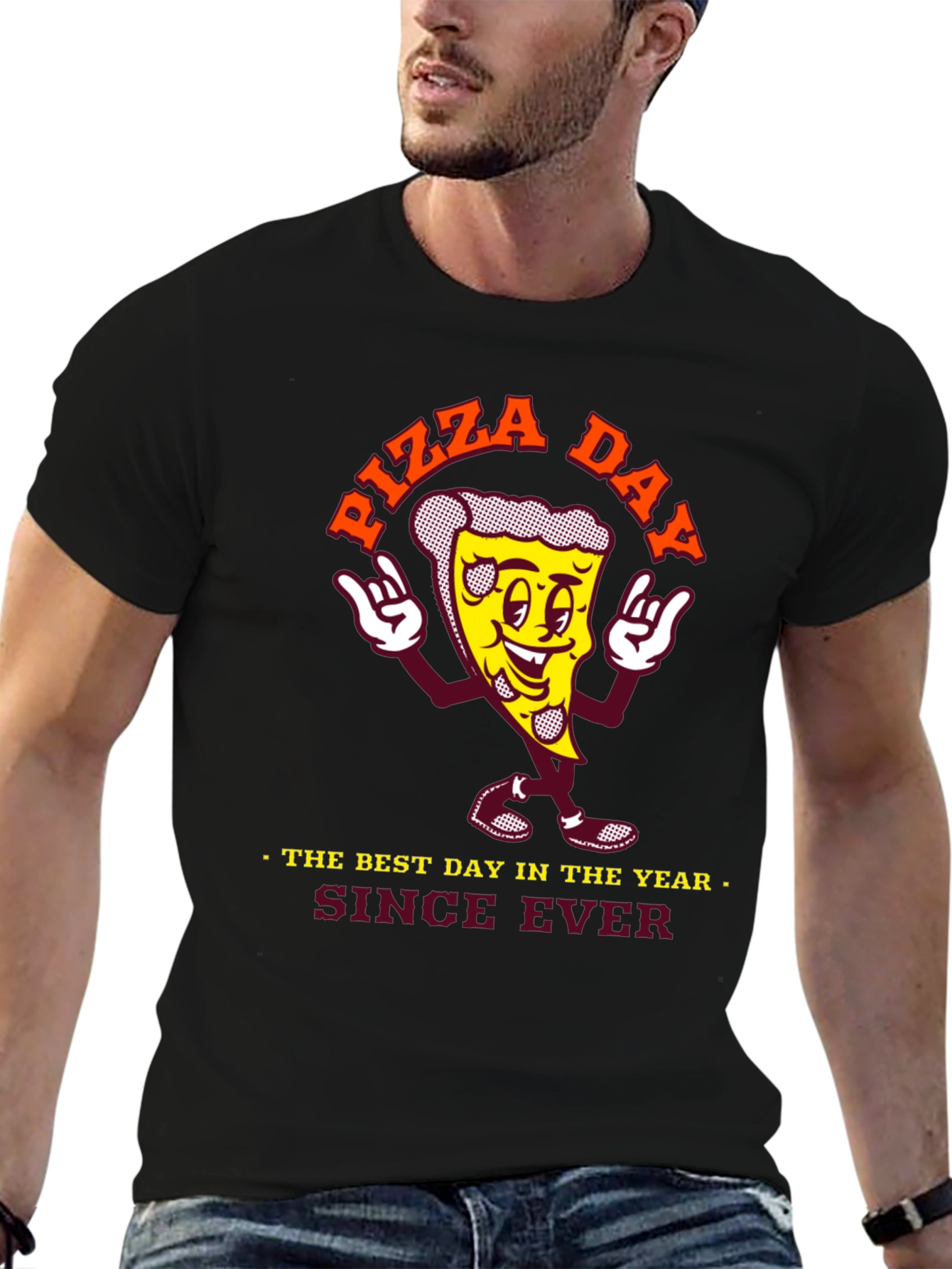 Pizza Day Graphic Tee - Best Day Ever!